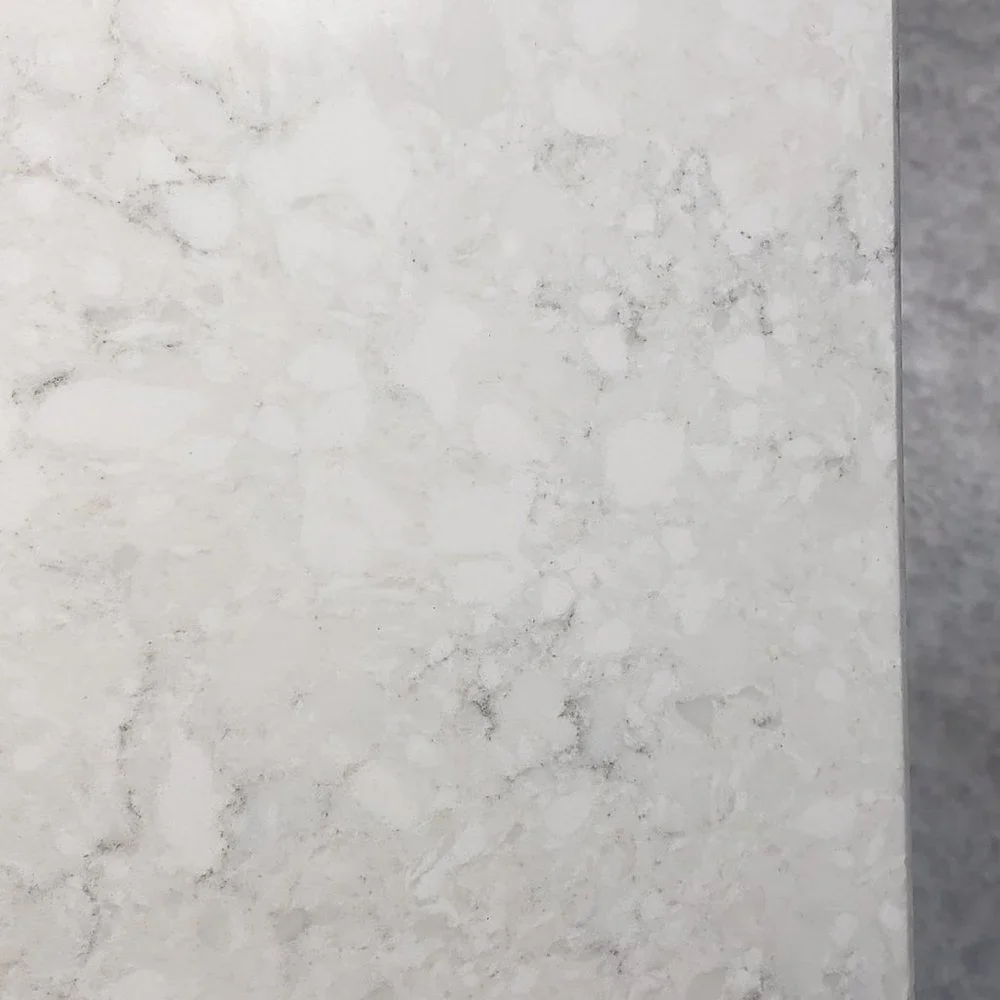 Quartz Stone Cutting Board cheese sushi charcuterie tray 5x10 white cream chunky
